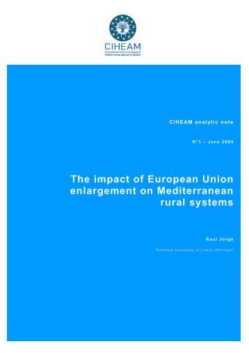 The impact of European Union enlargement on Mediterranean rural ...