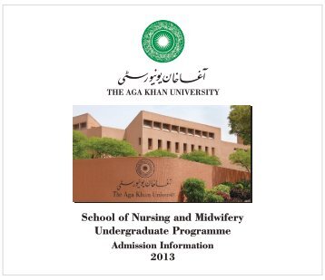 Programme Information Booklet - Aga Khan University