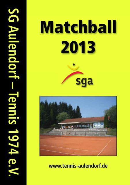Matchball 2010 - SG Aulendorf-Tennis 1974 eV