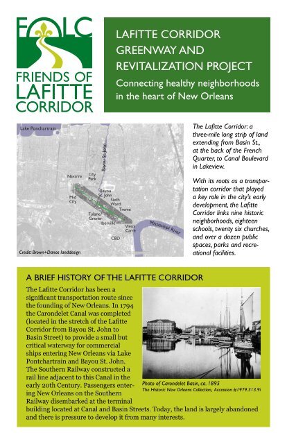 lafitte corridor greenway and revitalization project - Rails-to-Trails ...