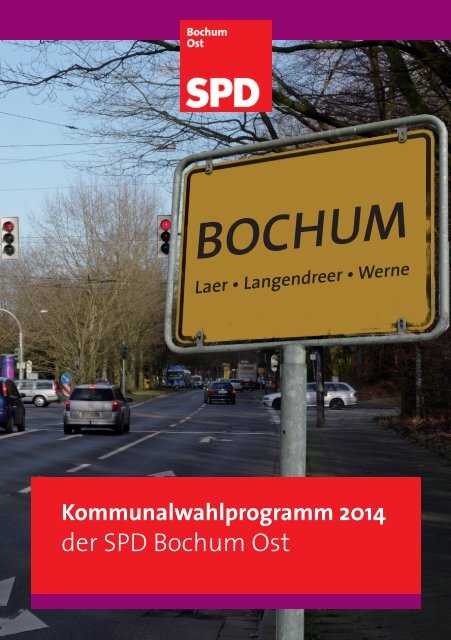 Kommunalwahlprogramm der SPD Bochum Ost 2014