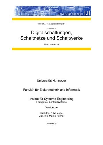 Digitalschaltungen, Schaltnetze und Schaltwerke - RTS