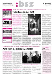 Todesfuge an der RUB Aufbruch ins digitale Zeitalter - BSZ Online