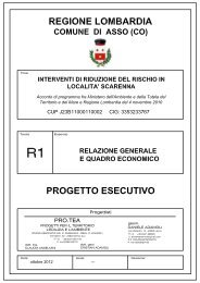 R1 - Relazione generale e quadro economico - Comune di Asso