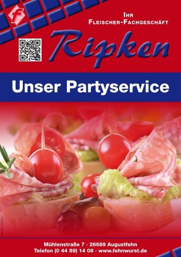 Partyservice Broschüre (PDF, ca. 1 MB)