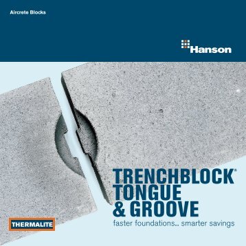 TONGUE & GROOVE - Masonryfirst.com