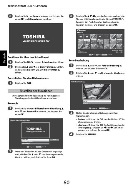 Modellreihe WL76* Digital Modellreihe YL76* Digital - Toshiba-OM.net