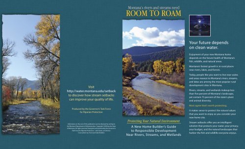 Download Brochure - Montana Water Center
