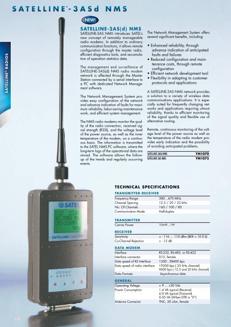 SATELLINEÂ® -3AS(d) - Satel Norge