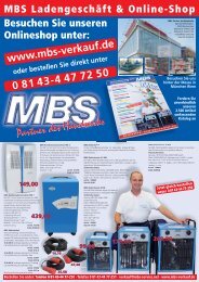 MBS Sonderaktion 2013 - MBS Service
