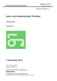 Information des Statistischen Bundesamtes