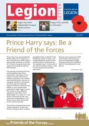 The Royal British Legion Annual Report and Accounts 2011