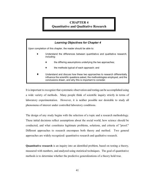 chapter 4 quantitative and qualitative research