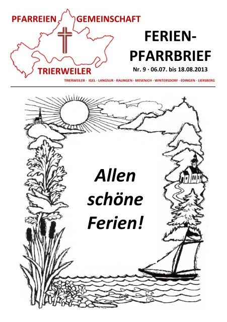 Pfarrbrief - pfarreiengemeinschaft-trierweiler.de