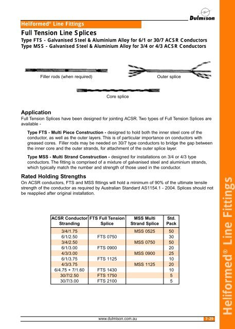 Download Datasheet (PDF 15.1 MB) - Preformed Line Products