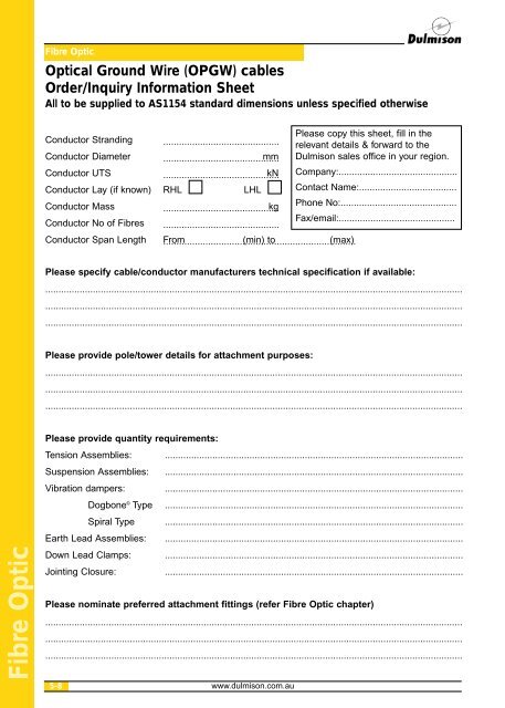 Download Datasheet (PDF 15.1 MB) - Preformed Line Products