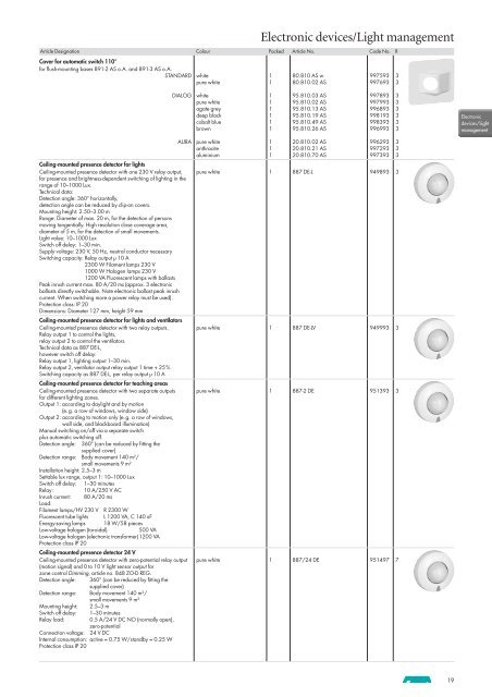 PEHA Product Catalogue 2008 - US Ship Supply