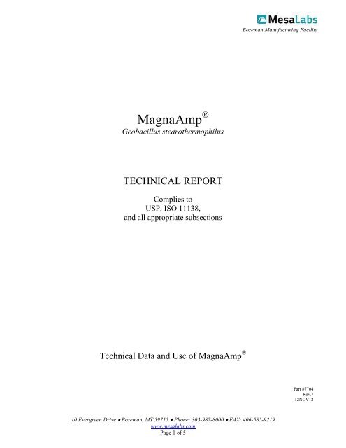 MagnaAmp - Mesa Labs