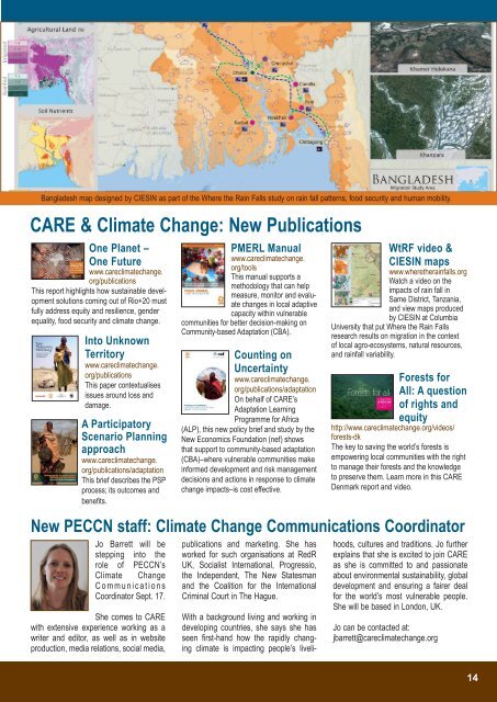 PECCN Pages newsletter - CARE Climate Change