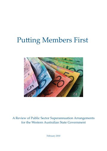 Putting Members First - Department of Treasury Western Australia ...