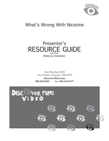 WHAT'S WRONG WITH NICOTINE Guide - Kinetic Video