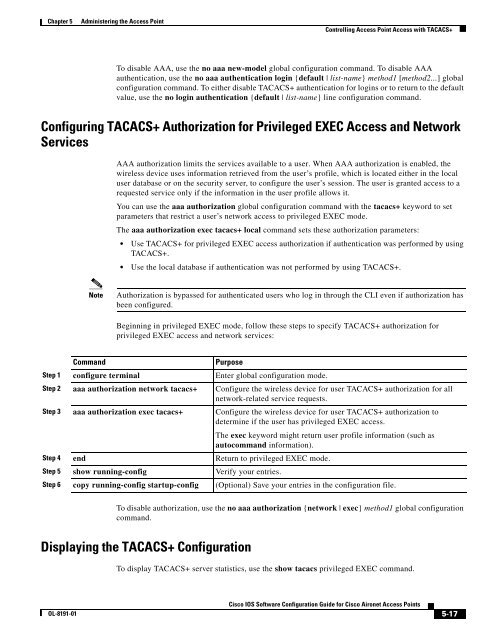 Cisco IOS Software Configuration Guide for Cisco Aironet Access ...