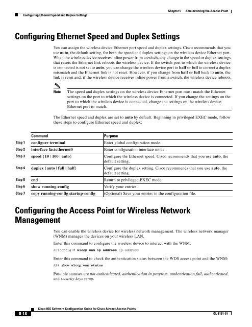 Cisco IOS Software Configuration Guide for Cisco Aironet Access ...