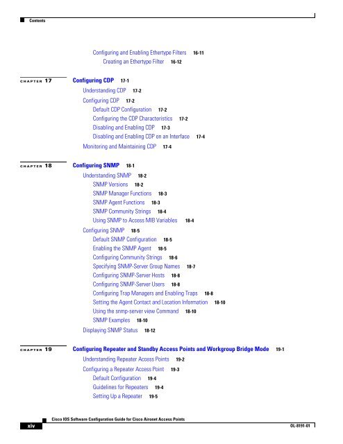 Cisco IOS Software Configuration Guide for Cisco Aironet Access ...