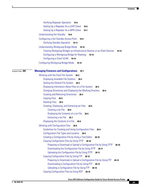 Cisco IOS Software Configuration Guide for Cisco Aironet Access ...