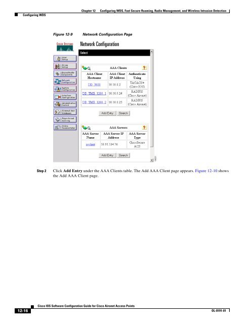 Cisco IOS Software Configuration Guide for Cisco Aironet Access ...
