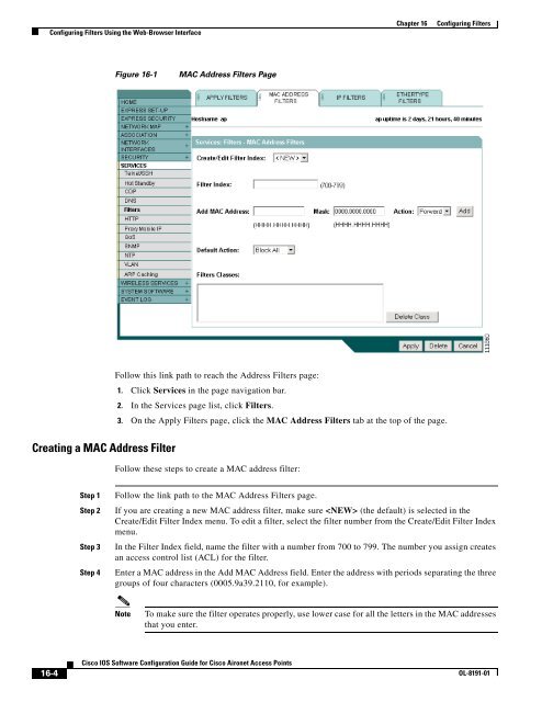 Cisco IOS Software Configuration Guide for Cisco Aironet Access ...