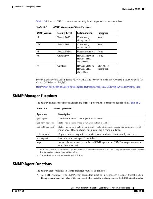 Cisco IOS Software Configuration Guide for Cisco Aironet Access ...