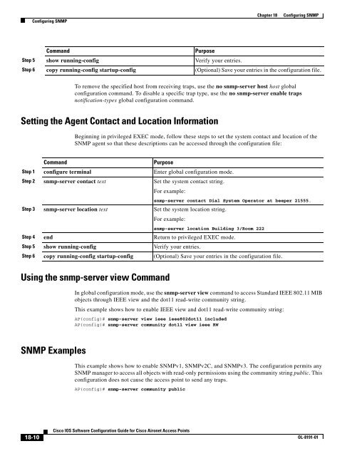 Cisco IOS Software Configuration Guide for Cisco Aironet Access ...