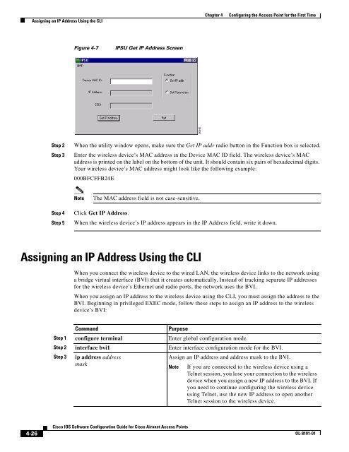 Cisco IOS Software Configuration Guide for Cisco Aironet Access ...