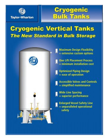 Taylor Wharton Vertical Storage Tanks PDF - Asistec