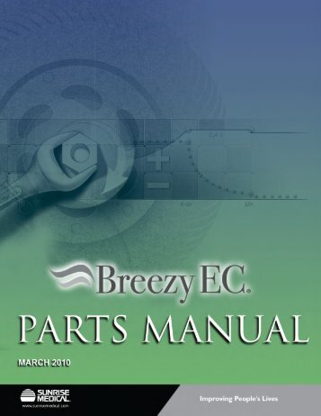 Breezy EC Wheelchair Parts List - Phc-online.com