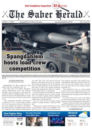 82 wa Spangdahlem hosts load crew competition