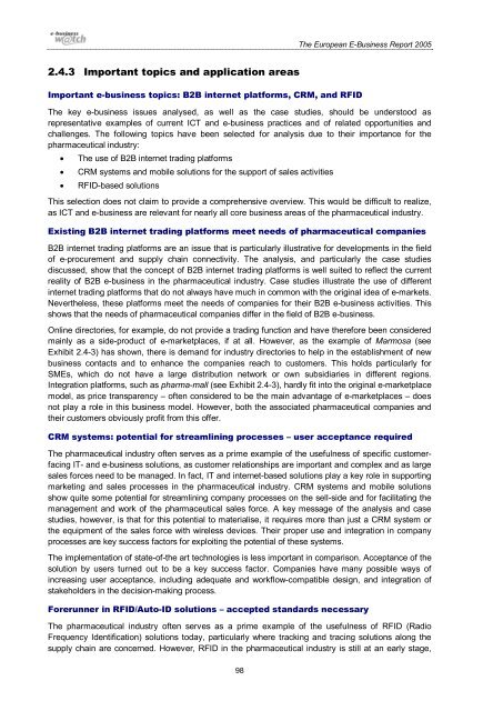 The European e-Business Report The European e ... - empirica