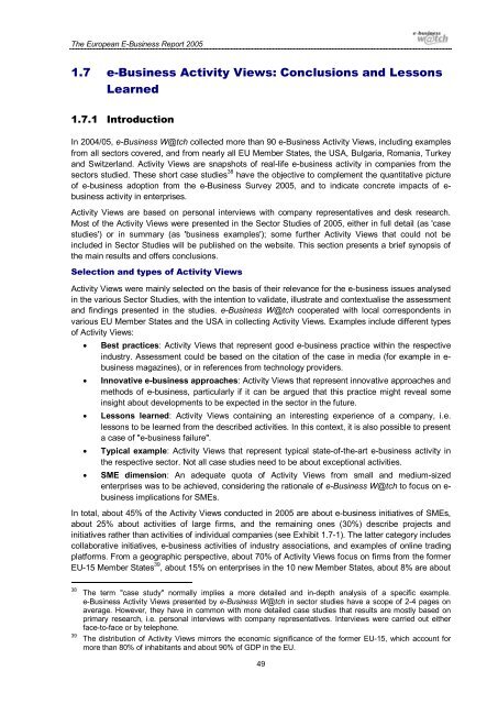The European e-Business Report The European e ... - empirica