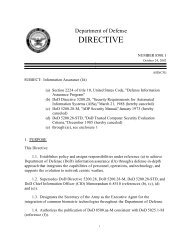 DoD Directive 8500.1 - Common Access Card (CAC)