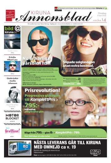 Kiruna Annonsblad vecka 14 onsdag 4 april 2012 sidan 1