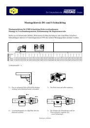 Montagehinweis DS- und S-Schneidring