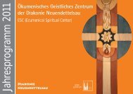 ESC (Ecumenical Spiritual Center) - Diakonie Neuendettelsau