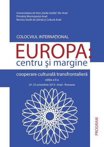 descarcă programul în formatul PDF - Universitatea de Vest "Vasile ...