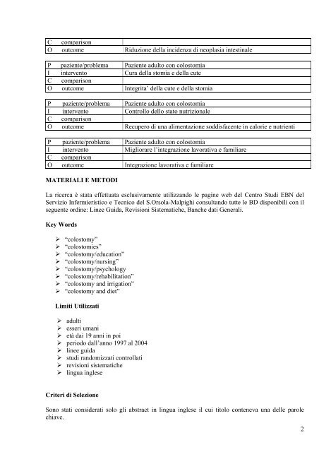 STOMIE - Evidence-Based Nursing