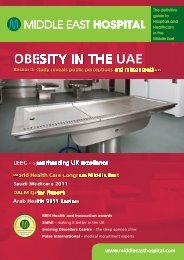 OBESITY IN THE UAE - Middle East Hospital Magazine