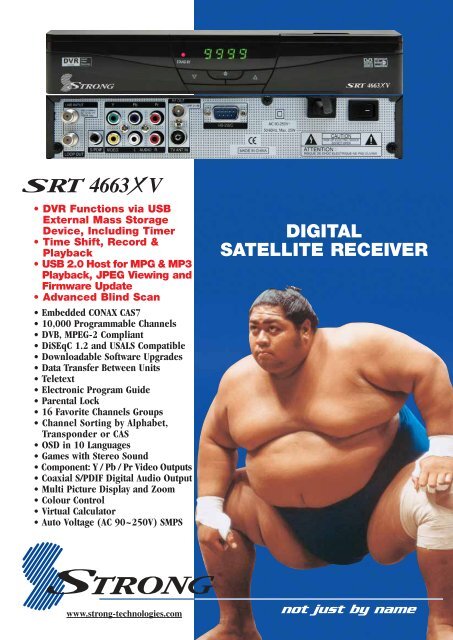 SRT 4663XV Brochure - Strong Technologies