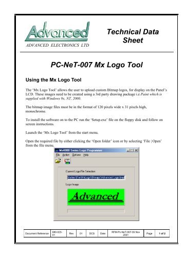 680-023-01 Pc-NeT-007 Mx Logo Tool.pdf - Fire & Security ...