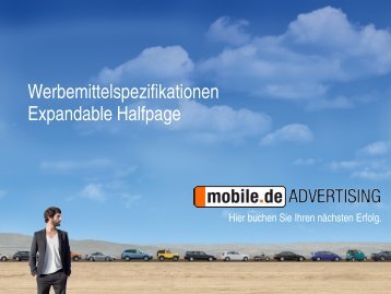 Expandable Halfpage Ad - mobile.de Advertising