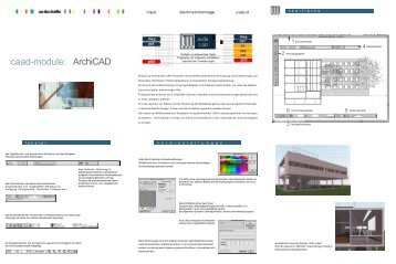 caad-module: ArchiCAD